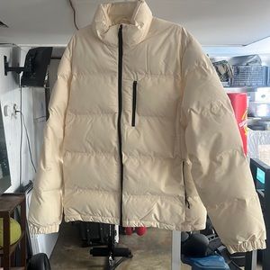 Weather Proof H&M Cream Bubble Coat